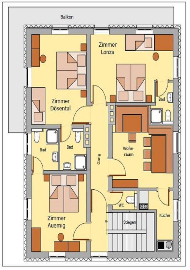 Saeuleck Appartement Inkl Skibus Mallnitz Exterior foto